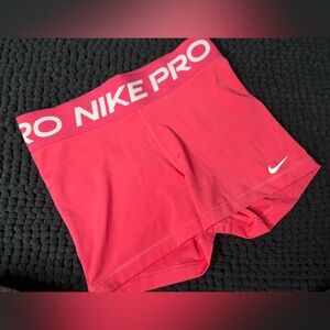 Nike Pro Pink Athletic Shorts Performance Fit